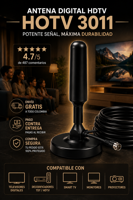 Antena digital hd tv